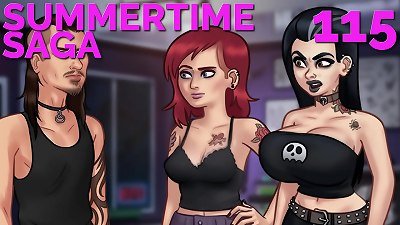 SUMMERTIME SAGA #115 &bull; Joking around with the two inked bombshells