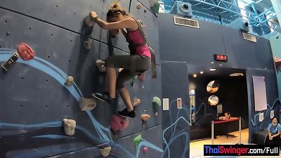 Thai climber girlfriend was not highly superb at it but she was better at fuck-a-thon it turned out