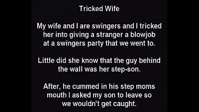 Stepmom Tricked! Unknowingly bj's Stepsons jizz-shotgun At Gloryhole