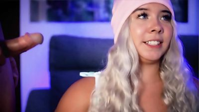 light-haired with a pretty face nails with her uncle live