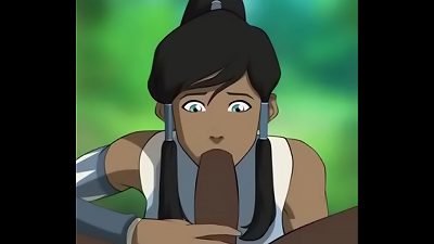 Korra's gentle lips