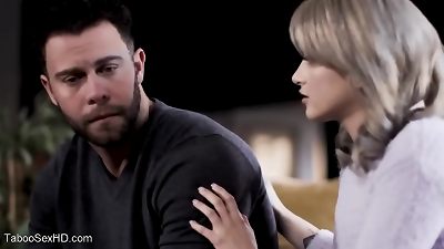 guy chats girl into sucking rod