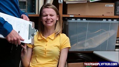 crying teenage Catarina Petrov get a way out from felony charge