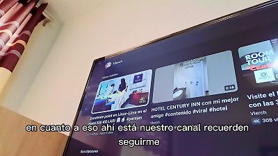 At the VIP hotel with my best friend, I give him a room trip