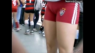 voyeur Shortinho vermelho de suplex Fluminese