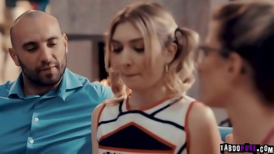 Cory chase lures Mackenzie Moss to have fucky-fucky with her and her husband in a super-fucking-hot threesome