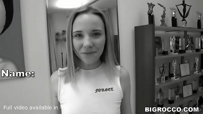 Hungarian 19 years elder whore Anna P deep throating Rocco