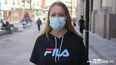 latin GRINGA Larissa Leite caught in Sao Paulo finishes up doing assfuck with successful follower (next one could be you)