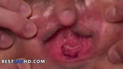 wild chinese doll Kotone Kuroki jerks like insatiable in this hardcore scene.