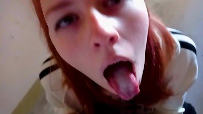 boinked Me in the Stairwell while Parents are at Home - swallowed jizm - pov