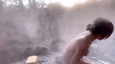 Fruitful ass and dump valley of asian super hot spring doll