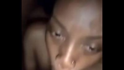 Ex girlfriend teasing the pecker with some lip service