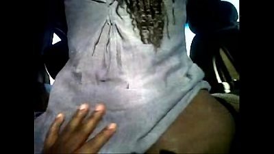 MY JAMAICAN friend riding MY jizz-shotgun backwards