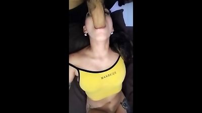 scorching stepsister nails with her older stepbrother while the whore chats to her boyfriend on the phone - Russian porn