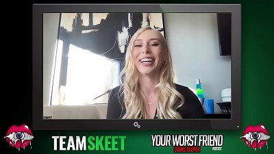 Kay super-cute - star of "A adorable Time of Year" from team Skeet - Your Worst Friend: Going Deeper Christmas interview
