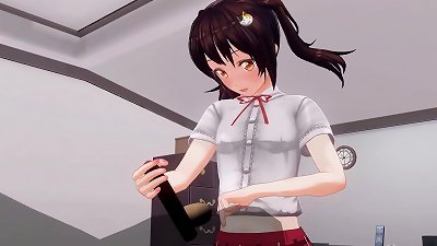 Uncensored japanese anime porn hentai blowjob