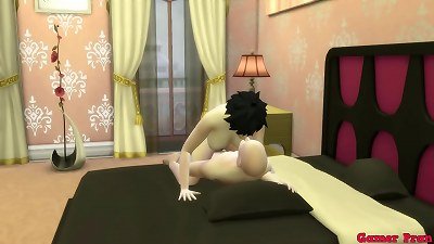 Dragon Ball porn Epi 18 hentai Intercambio de Esposas Videl y Nro 18 Folladas como perras Maduras infieles Calientes NTR