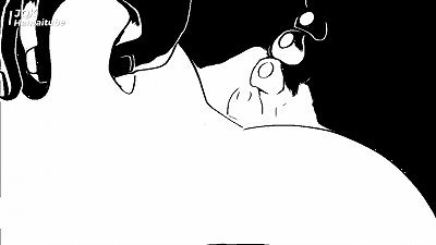 cartoon - scanty nymph and principal