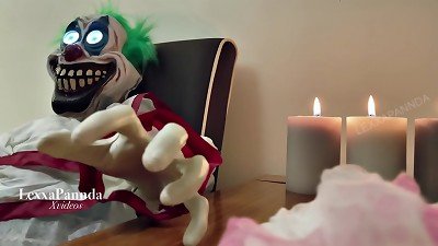 teenager banged on Halloween night, babe doggystyle, inexperienced