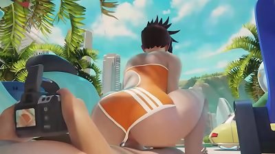 Overwatch Tracer 14 SFM & Blender 3-dimensional anime porn porn Compilation