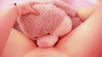 TABOO step daughter-in-law demonstrates plushies what step father did to her