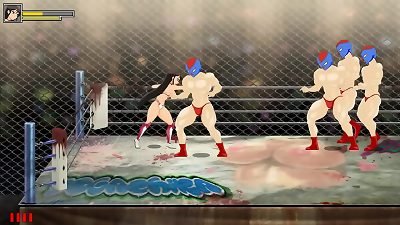 adorable lady has hookup with monster stud in porno game