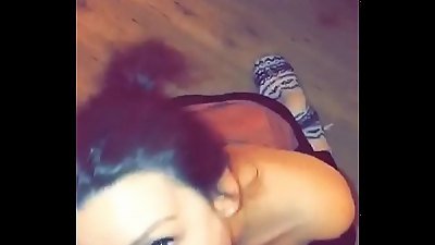 girl gives bj and gets fucked at a party