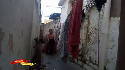 I gave my bum to my boss with my boss at home