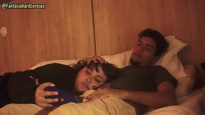 My stepsister swallows my shaft after watching the movie, they almost discovered us!! FANTASIAHARDCORESEX X ALISONGONZALEZ26