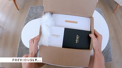 !!! honey have fun box !!! Step sister Gets double penetration and cascading assfuck internal cumshot while Parents Away - MrPussyLicking
