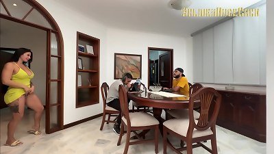 My friend's stepmother asks me to fill her with cum