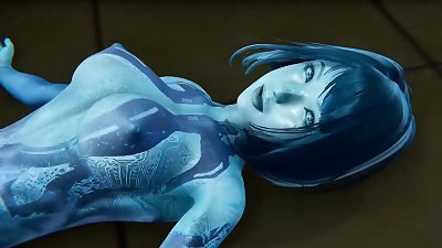 Halo - Cortana gets creampied - three dimensional pornography