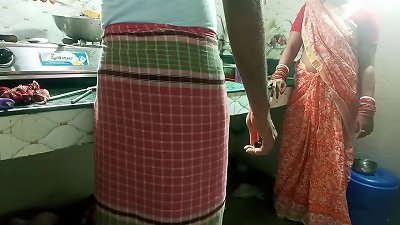 mistress got the subjugated man sausage to shag her pussy in the kitchen! Desi hardcore pornography in clear Hindi voice